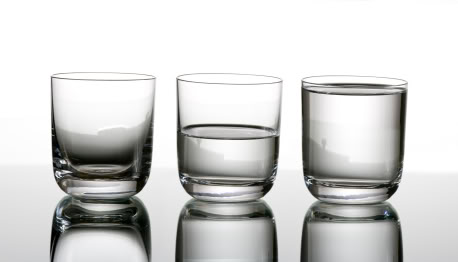 Eternal question: is the glass half-full or half-empty?